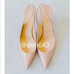 Christian Louboutin Clare Sling Back Pumps